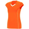 Augusta Blash Short Sleeve Jersey (W) (Neon Orange)
