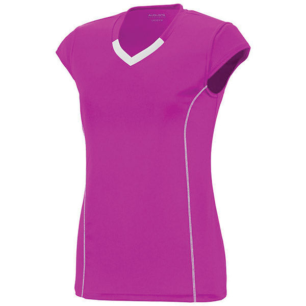 Augusta Blash Short Sleeve Jersey (W) (Pink)