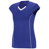Augusta Blash Short Sleeve Jersey (W) (Purple)