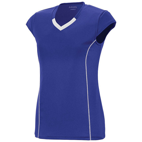 Augusta Blash Short Sleeve Jersey (W) (Purple)