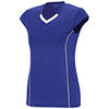 Augusta Blash Short Sleeve Jersey (W) (Purple)