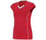 Augusta Blash Short Sleeve Jersey (W) (Red)