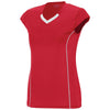 Augusta Blash Short Sleeve Jersey (W) (Red)