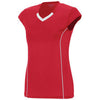 Augusta Blash Short Sleeve Jersey (W) (Red)