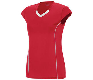 Augusta Blash Short Sleeve Jersey (W) (Red)
