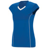 Augusta Blash Short Sleeve Jersey (W) (Royal)
