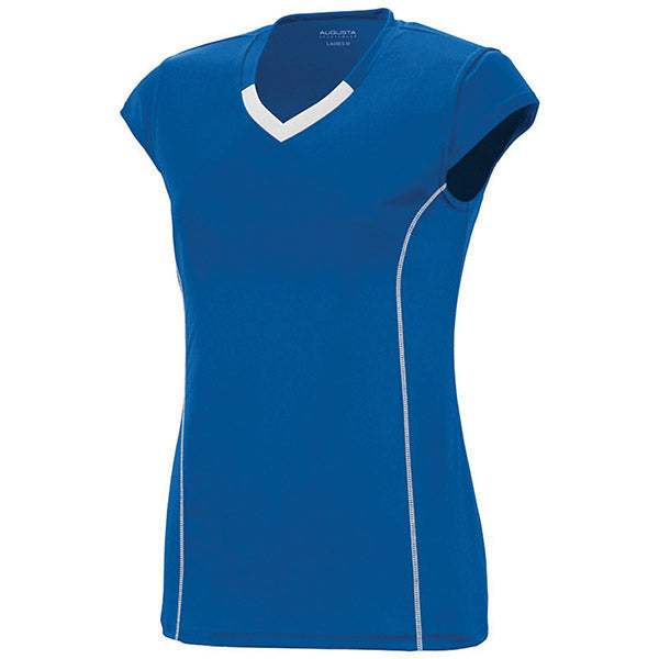 Augusta Blash Short Sleeve Jersey (W) (Royal)