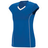 Augusta Blash Short Sleeve Jersey (W) (Royal)