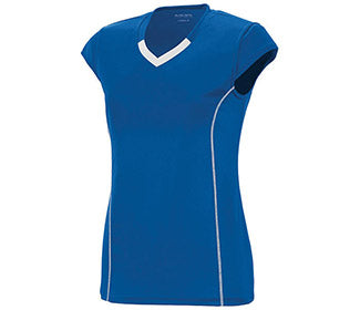 Augusta Blash Short Sleeve Jersey (W) (Royal)