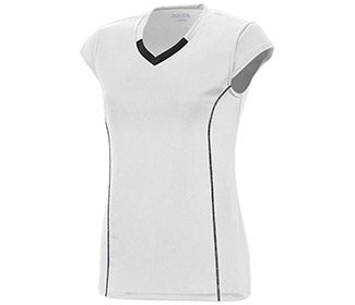 Augusta Blash Short Sleeve Jersey (W) (White)