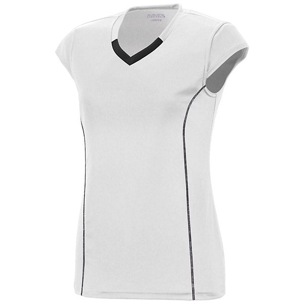 Augusta Blash Short Sleeve Jersey (W) (White)