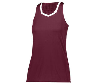 Augusta Crosse Tank (W) (Maroon)