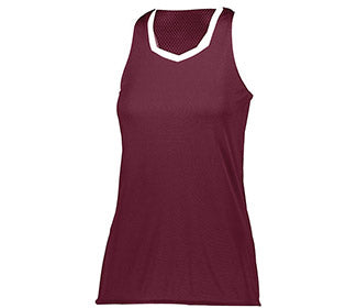 Augusta Crosse Tank (W) (Maroon)
