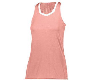 Augusta Crosse Tank (W) (Coral)