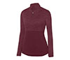 Augusta Shadow Tonal Heather 1/4 Zip Pullover (W) (Maroon)