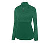 Augusta Shadow Tonal Heather 1/4 Zip Pullover (W) (Dark Green)