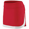 Augusta Color Block Skirt (W) (Red/White)