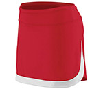 Augusta Color Block Skirt (W) (Red/White)