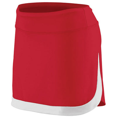 Augusta Color Block Skirt (W) (Red/White) Augusta CGA705-NA-M