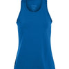 Augusta Poly/Spandex Solid Racerback Tank (W) (Royal)