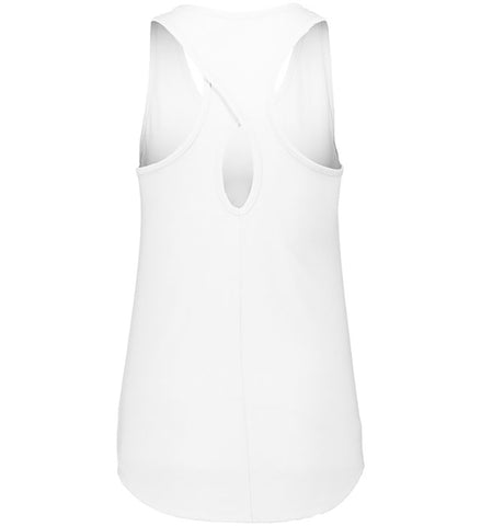 Augusta Lux Tri-Blend Tank (W) (White)