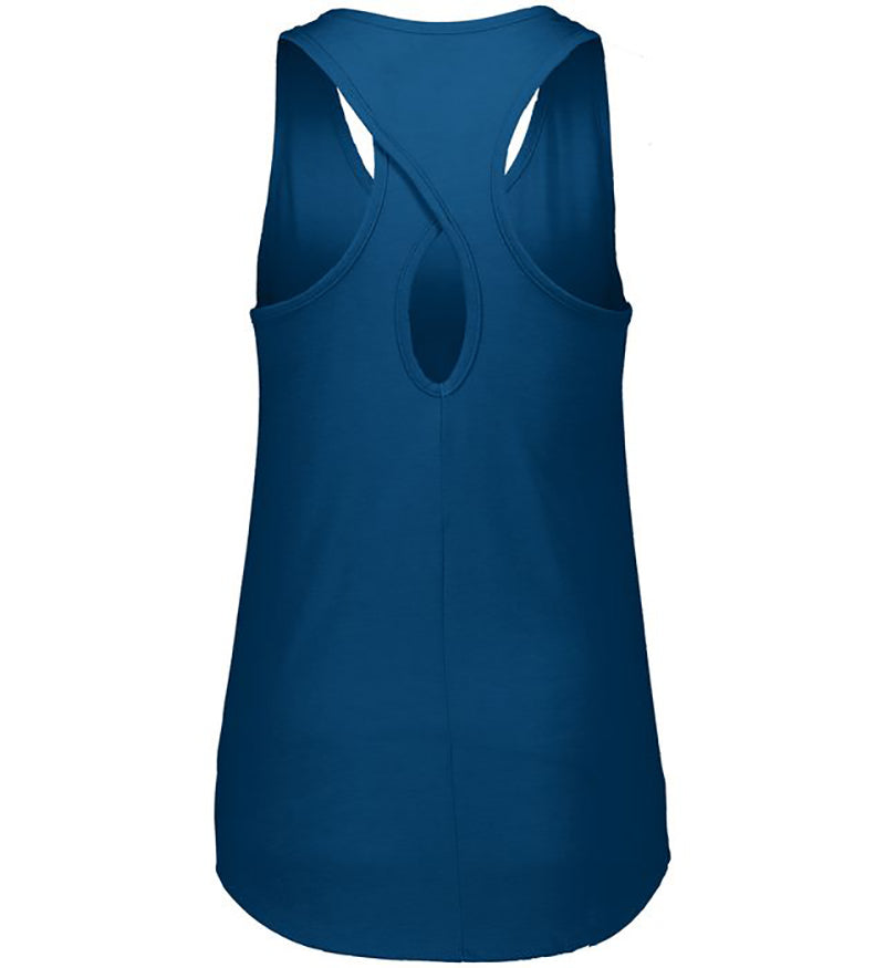 Augusta Lux Tri-Blend Tank (W) (Navy)