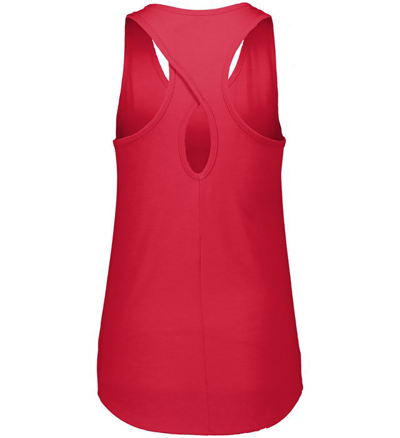 Augusta Lux Tri-Blend Tank (W) (Red) Augusta CGA924-RED-L