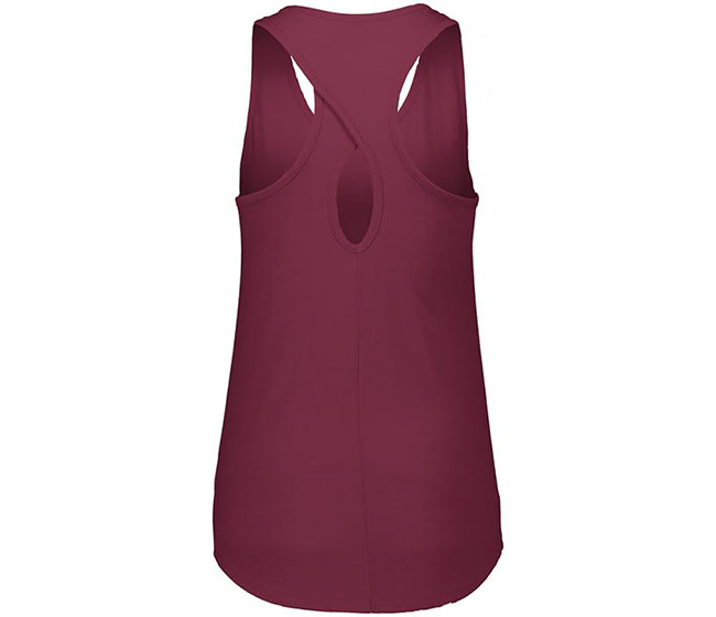 Augusta Lux Tri-Blend Tank (W) (Maroon)