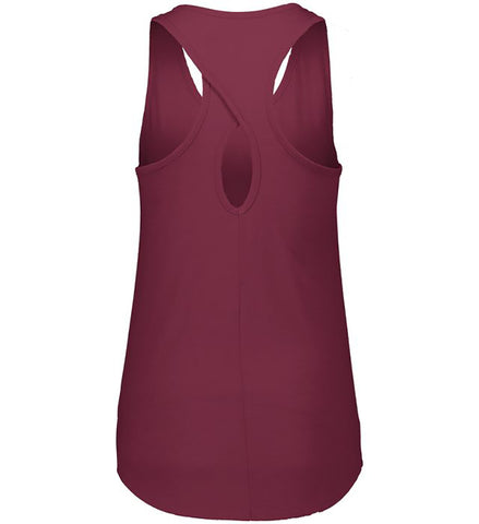 Augusta Lux Tri-Blend Tank (W) (Maroon)