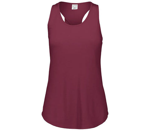 Augusta Lux Tri-Blend Tank (W) (Maroon)