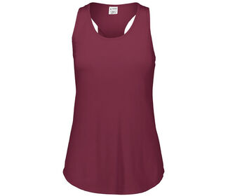 Augusta Lux Tri-Blend Tank (W) (Maroon)