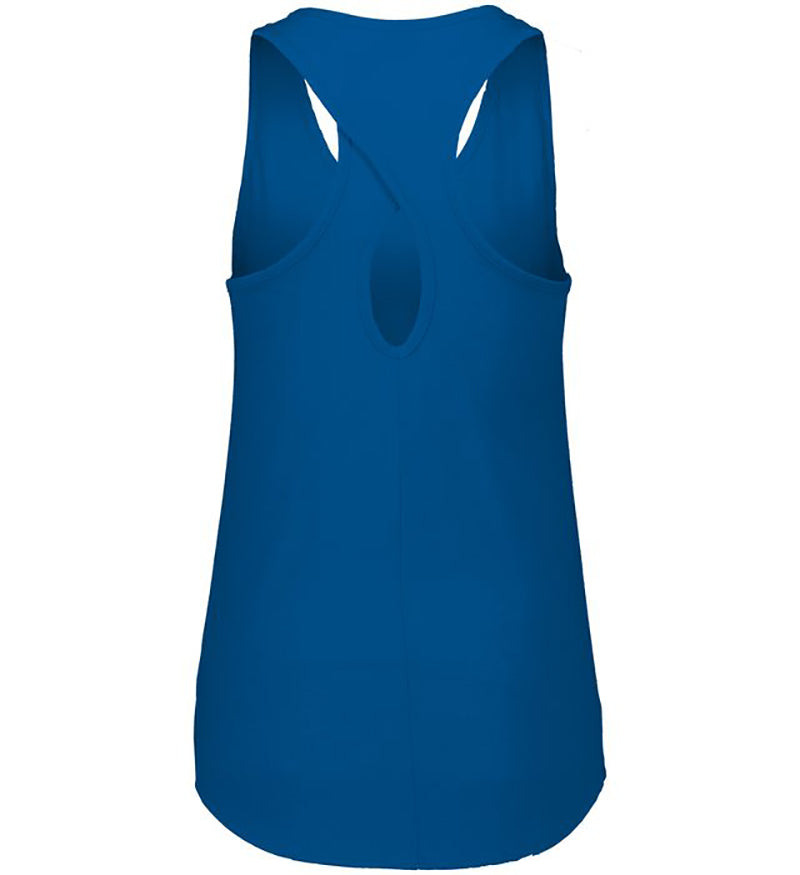 Augusta Lux Tri-Blend Tank (W) (Royal)