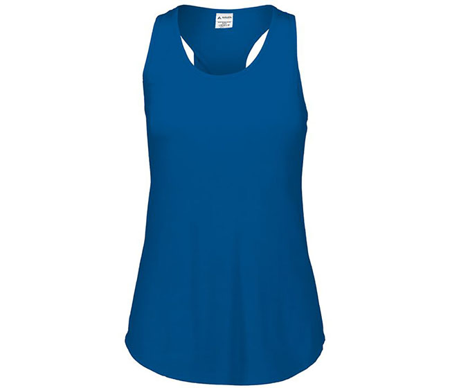 Augusta Lux Tri-Blend Tank (W) (Royal)