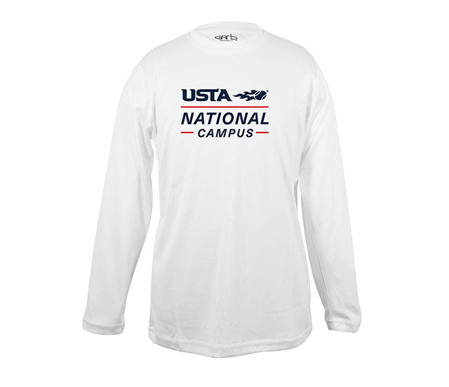 Garb Usta Jessie Performance Long Sleeve Tee (B) (White)