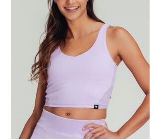 Gldn Pnt Match Point Bra Top (W) (Lilac)