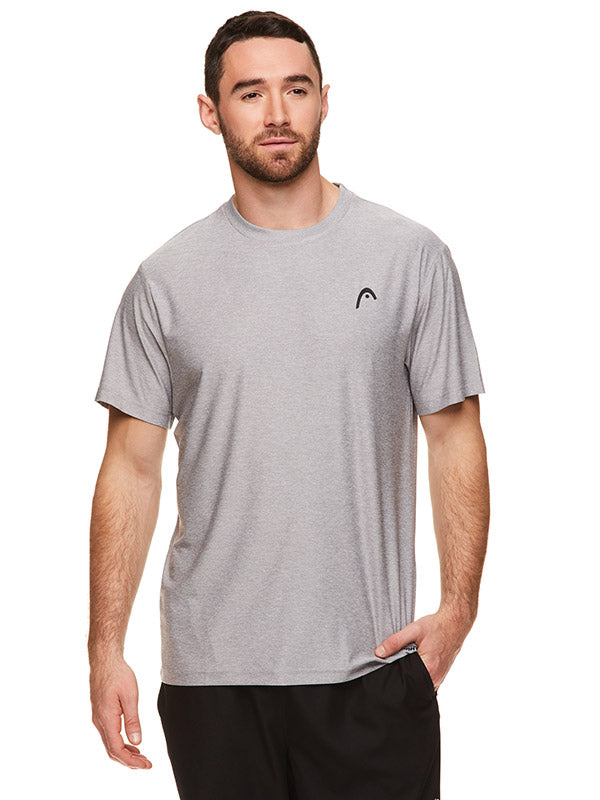Head Score Hypertek Tee (M) (Sleet Grey)
