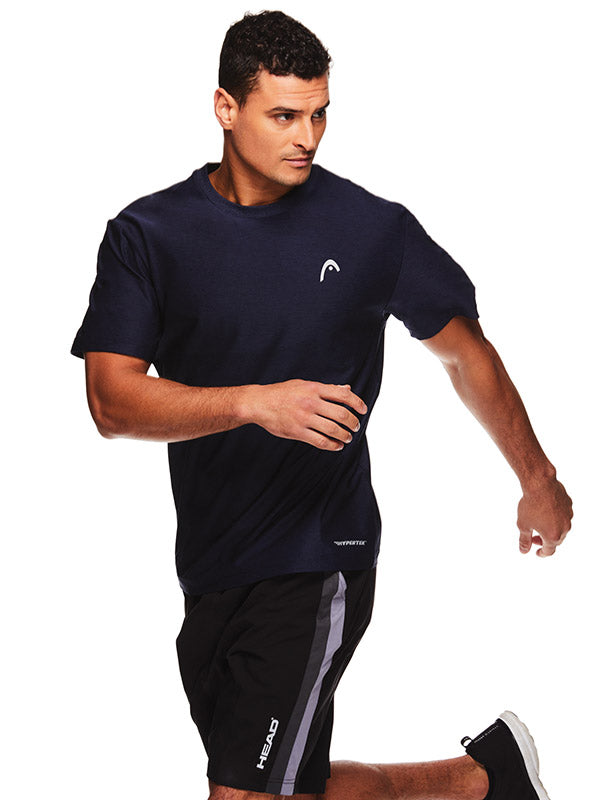 Head Score Hypertek Tee (M) (Navy)