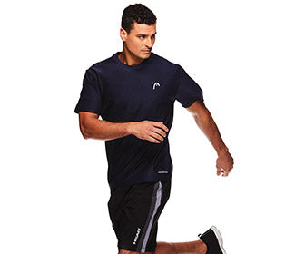 Head Score Hypertek Tee (M) (Navy)