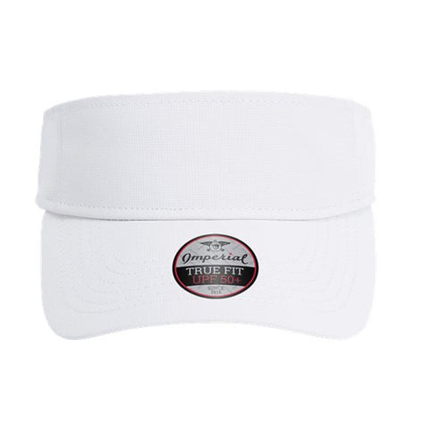 Imperial Embroidered Performace Phoenix Visor (White)