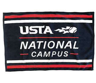 Usta National Campus Towel (Navy/Red)