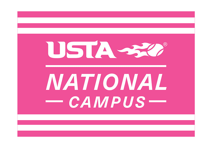 Usta National Campus Towel (Pink/White)