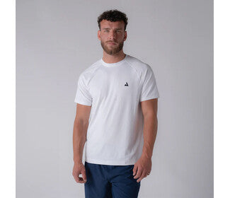 Joola Pickleball Court Raglan Short Sleeve Tee (M) (White)