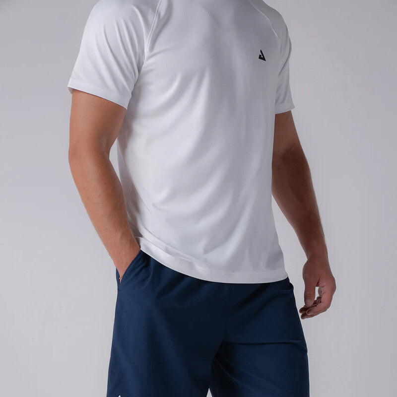 Joola Pickleball Court Raglan Short Sleeve Tee (M) (White)