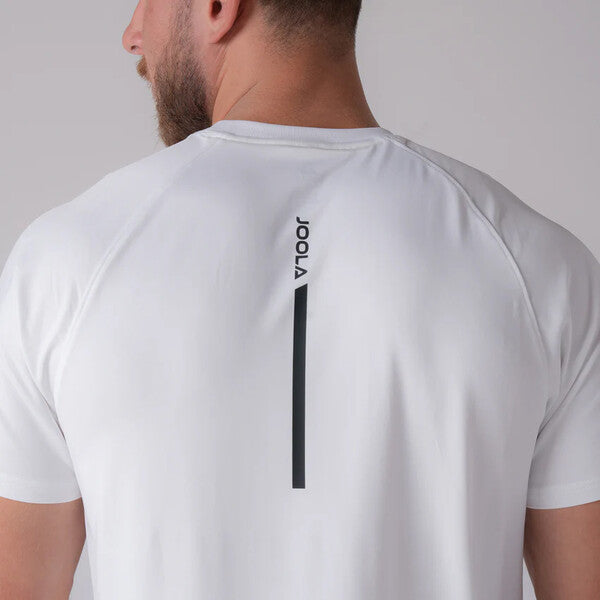 Joola Pickleball Court Raglan Short Sleeve Tee (M) (White)