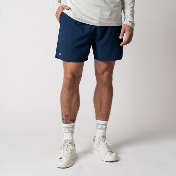 Joola Pickleball Woven 5" Short (M) (Navy)