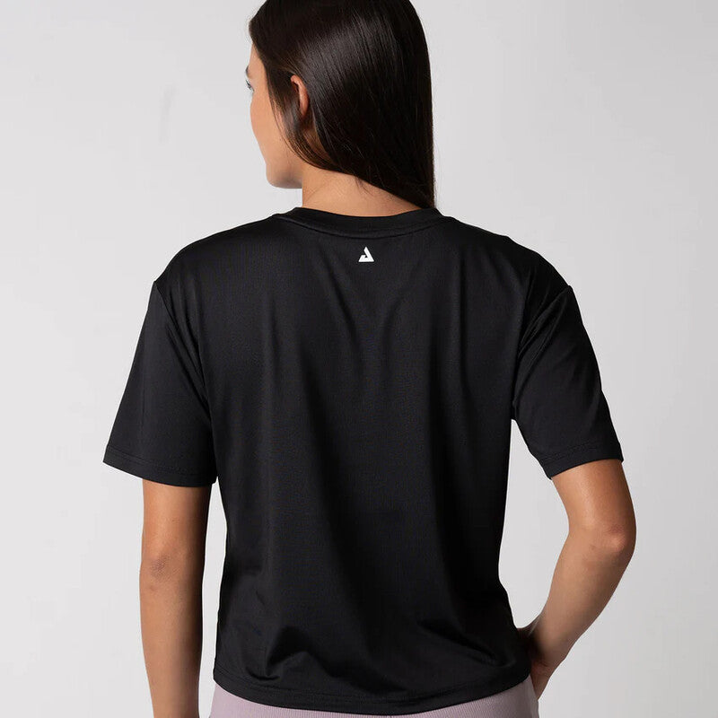 Joola Pickleball Court Crop Tee (W) (White) Joola
