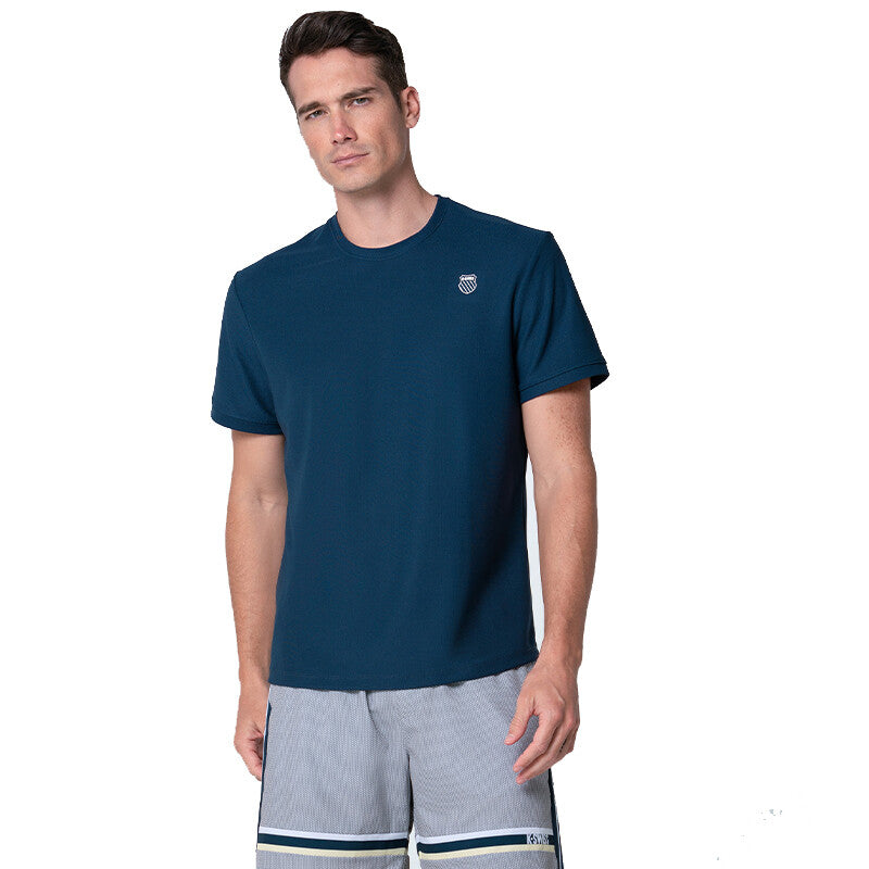 K-Swiss Stellar Short Sleeve (M) (Peacoat) K-Swiss CKSM07-NVY-XXL