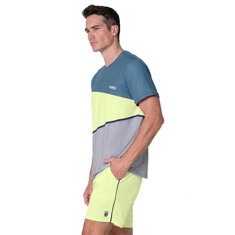 K-Swiss Tempered Short Sleeve (M) (Peacoat/Grey)
