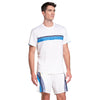 K-Swiss Downforce Short Sleeve (M) (White/Blue) K-Swiss CKSM0E-WHT-L