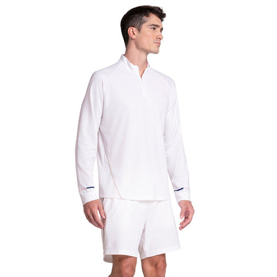 K-Swiss Fracture Long Sleeve 1/4 Zip (M) (Moonstruck) K-Swiss